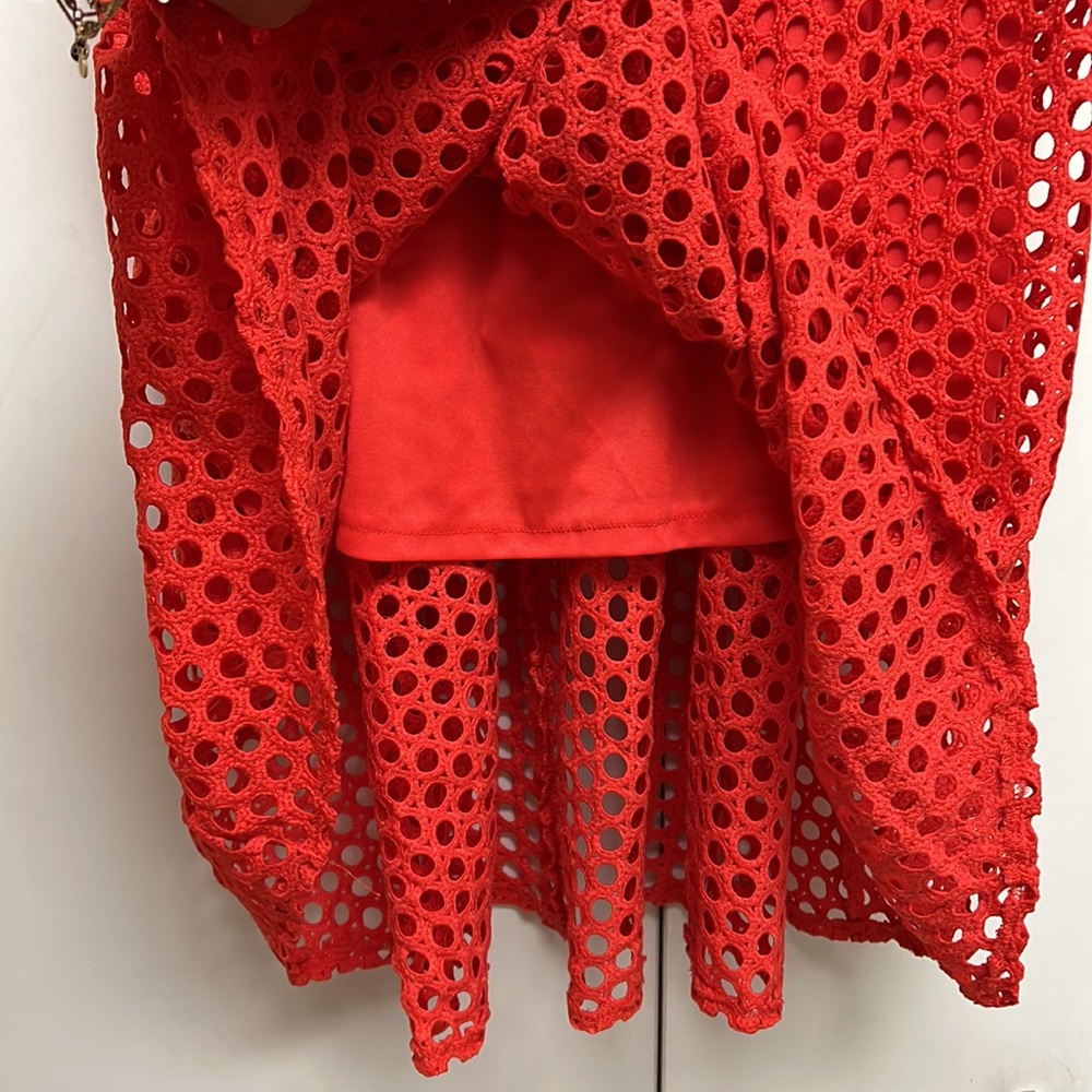 Boohoo Red Strapless Dress - Picture 5 of 7